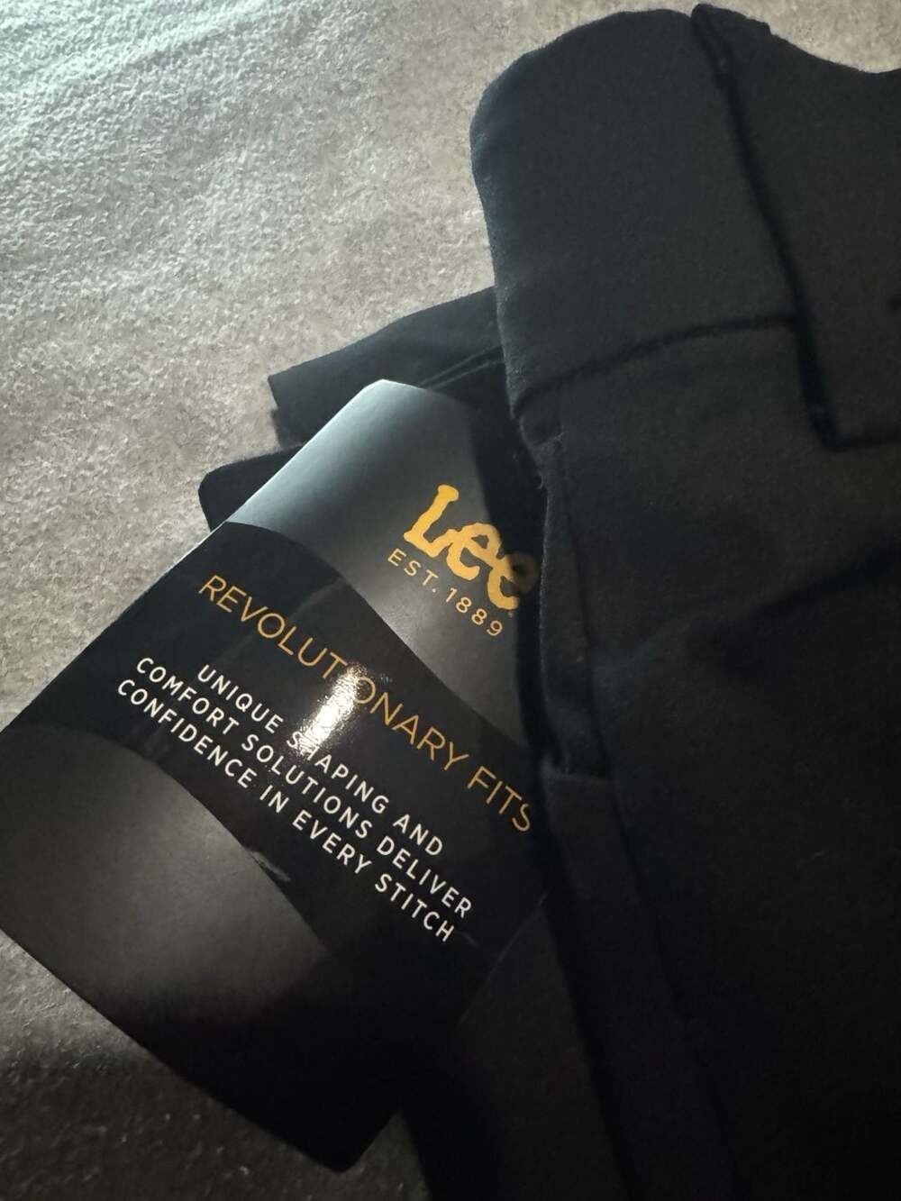 Lee Women's Ultra Lux Comfort Flex Motion Regular Fit Trouser Pants, Black, Size - Picture 5 of 5